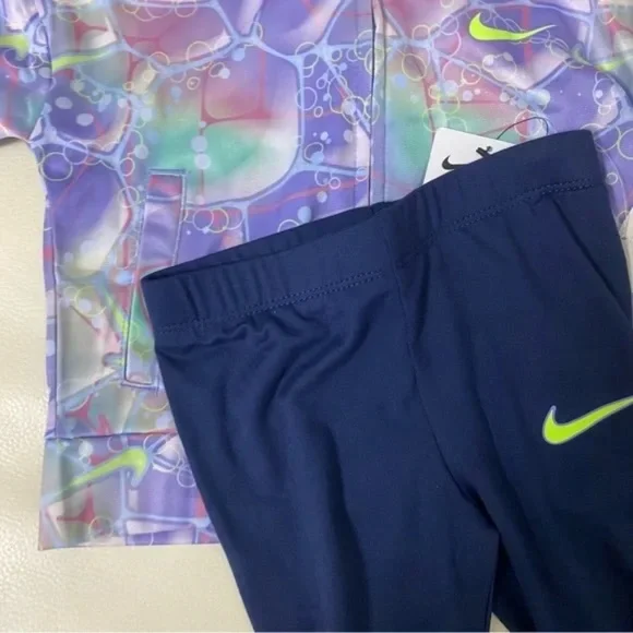 Nike active purple super cute pants top set - Picture 4 of 7